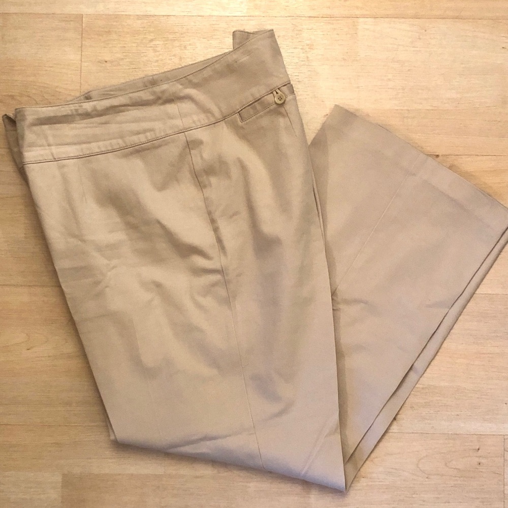 INC Stretch Tan Straight leg 16W Pants